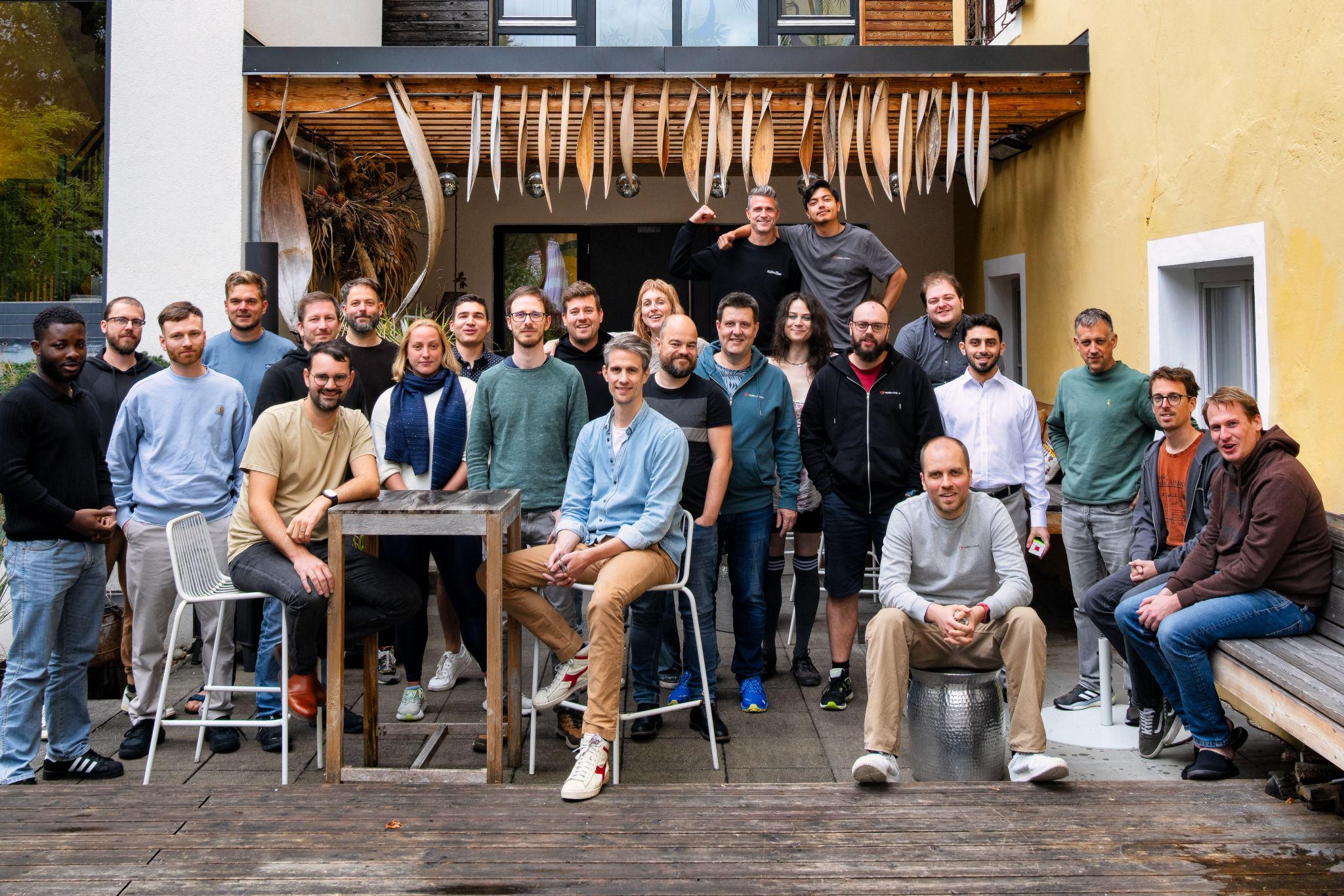 The madewithlove team at their 2025 company retreat in Lofer
